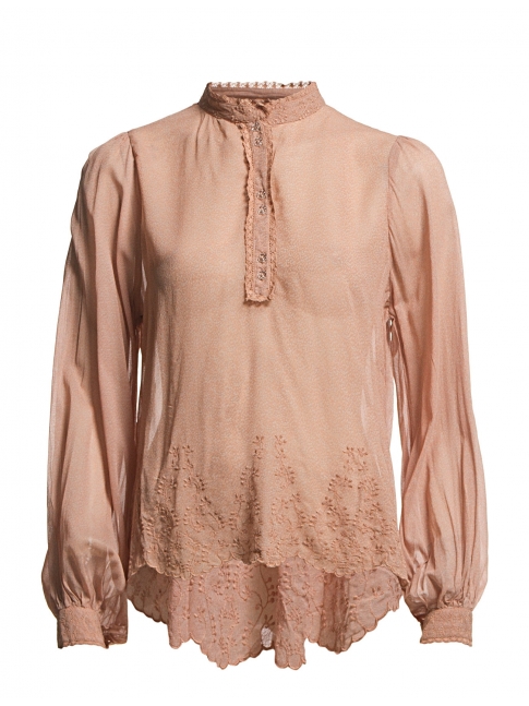 VoileBlouse Viola Vintage Dots By Timo VoileBlouse Viola Vintage Dots By Timo
