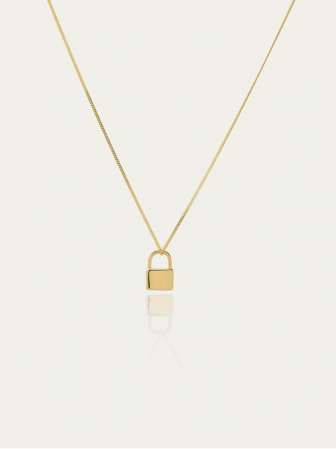 COLLAR TB LOCK PLATA COLLAR TB LOCK PLATA