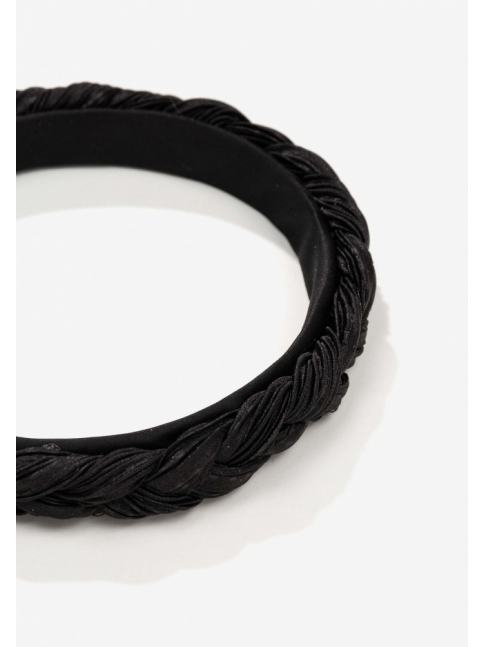 Diadema trenzada negra Diadema trenzada negra