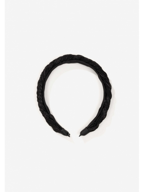 Diadema trenzada negra Diadema trenzada negra