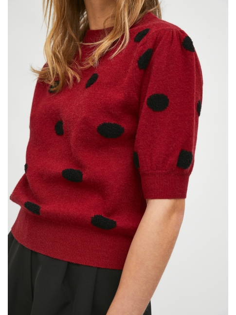 Jersey lunares granate Jersey lunares granate