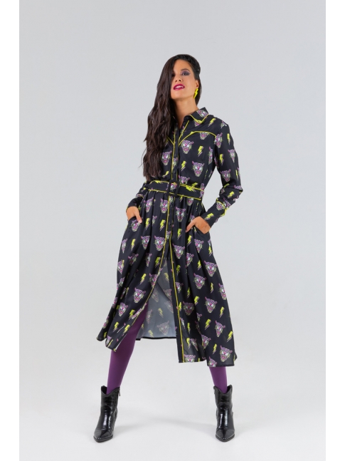 Vestido cowboy largo Punk panther Vestido cowboy largo Punk panther