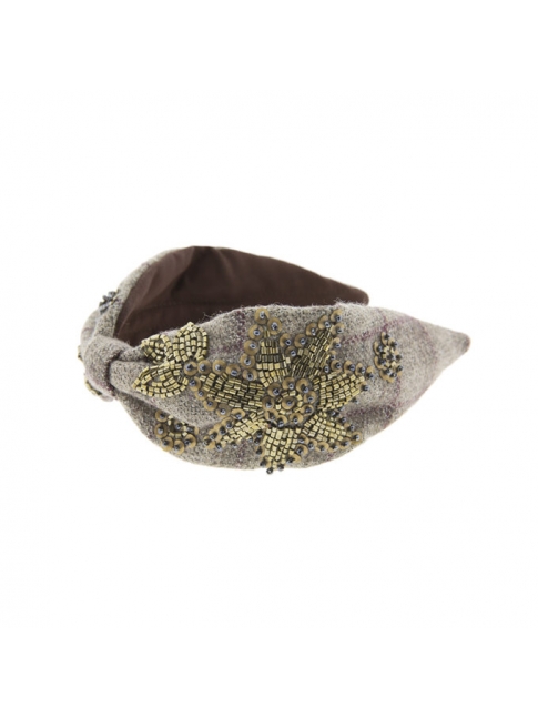 Diadema cuadros flor, 2 colores Diadema cuadros flor, 2 colores
