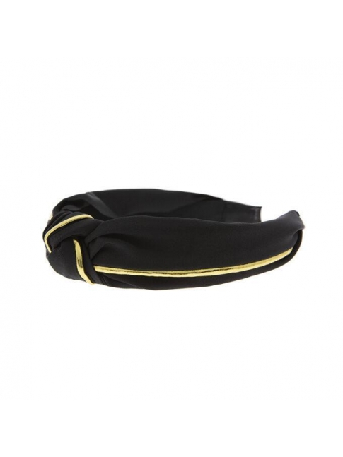 Diadema lisa ribete dorado, 3 colores Diadema lisa ribete dorado, 3 colores